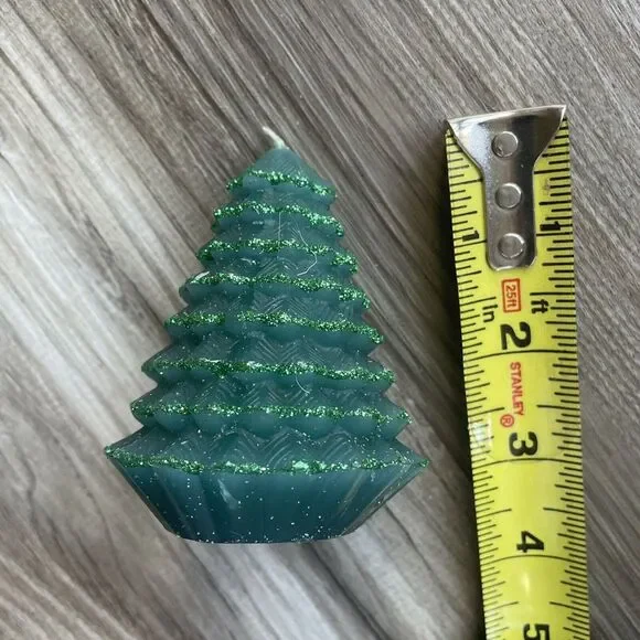 Set‎ of 3 3D Holiday Time Sculpted Candle Christmas Trees New in Container - Picture 4 of 6